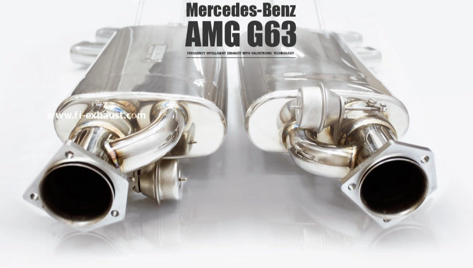 Valvetronic Exhaust System for Mercedes-Benz AMG G63 Quad Tips W463 5.5TT M157 12-18